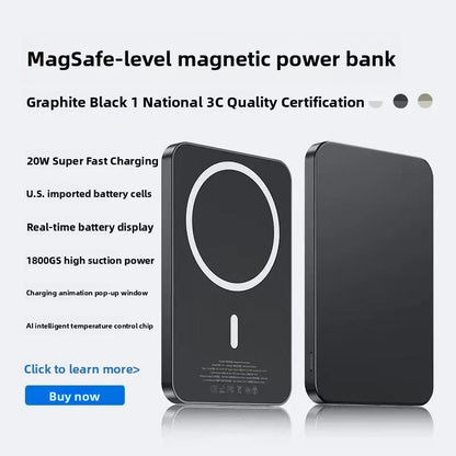 SnapCharger MagSafe Wireless Power Bank – Snap & Charge Magnetic Portable Charger