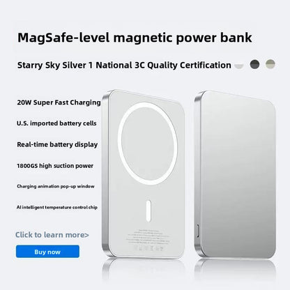 SnapCharger MagSafe Wireless Power Bank – Snap & Charge Magnetic Portable Charger