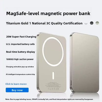SnapCharger MagSafe Wireless Power Bank – Snap & Charge Magnetic Portable Charger