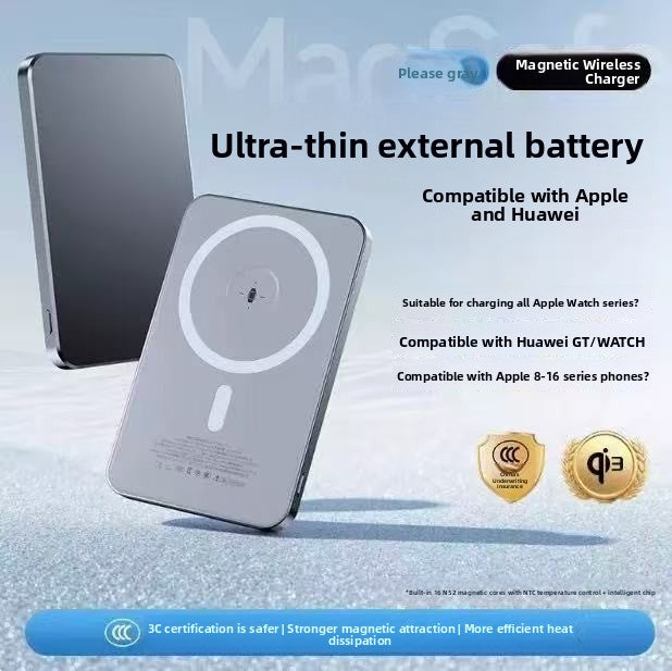 SnapCharger MagSafe Wireless Power Bank – Snap & Charge Magnetic Portable Charger