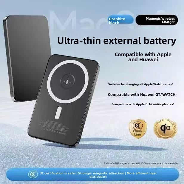 SnapCharger MagSafe Wireless Power Bank – Snap & Charge Magnetic Portable Charger