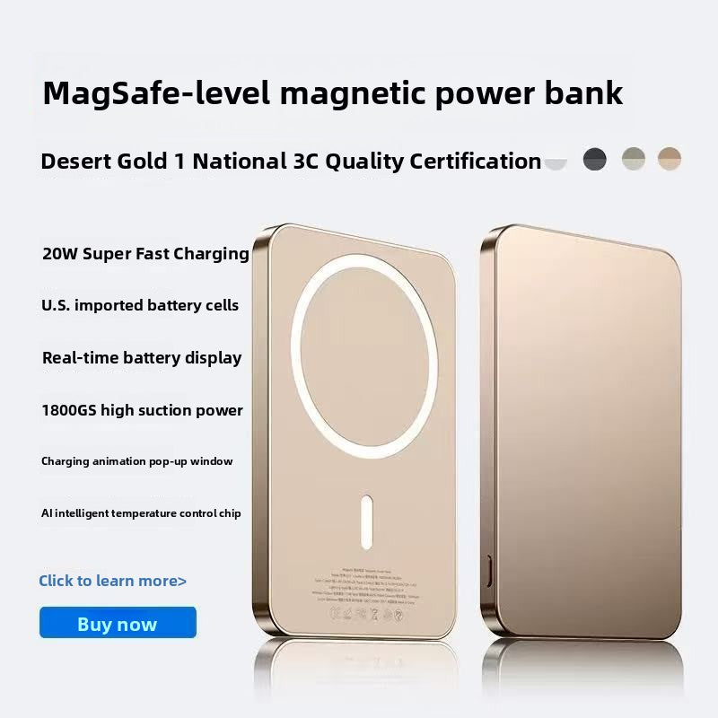 SnapCharger MagSafe Wireless Power Bank – Snap & Charge Magnetic Portable Charger