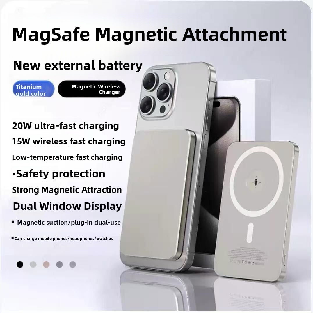 SnapCharger MagSafe Wireless Power Bank – Snap & Charge Magnetic Portable Charger