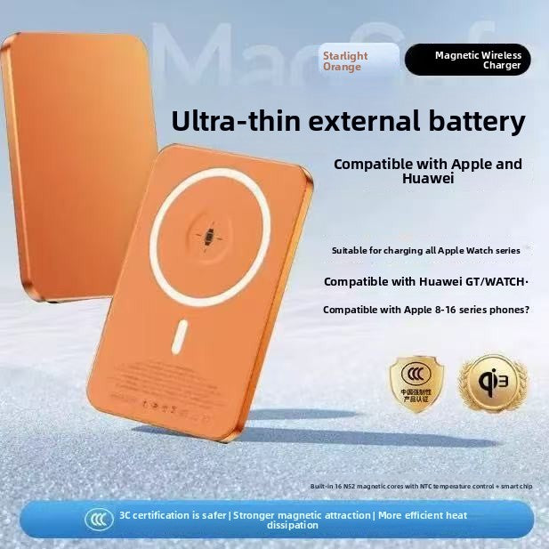 SnapCharger MagSafe Wireless Power Bank – Snap & Charge Magnetic Portable Charger