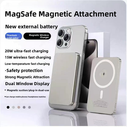 SnapCharger MagSafe Wireless Power Bank – Snap & Charge Magnetic Portable Charger