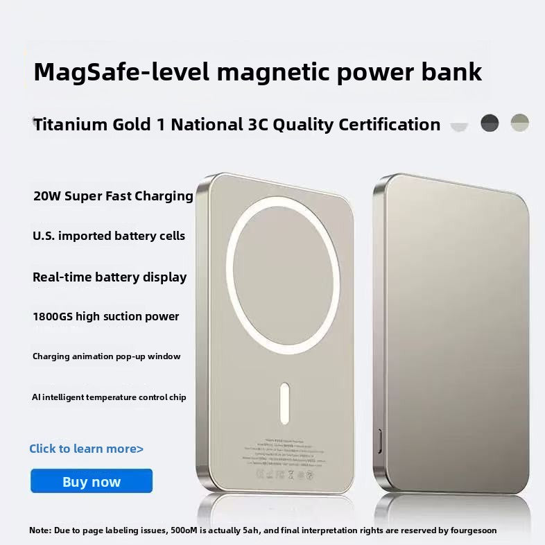 SnapCharger MagSafe Wireless Power Bank – Snap & Charge Magnetic Portable Charger